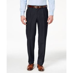 NEW Lauren Ralph Lauren Men's 100% Wool Black Dress Pants